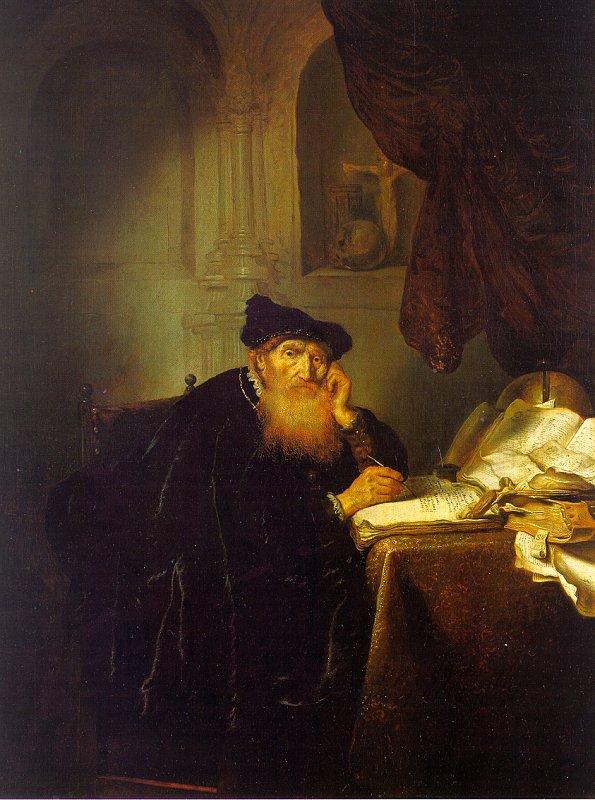 Abraham van der Hecken The Philosopher oil painting picture